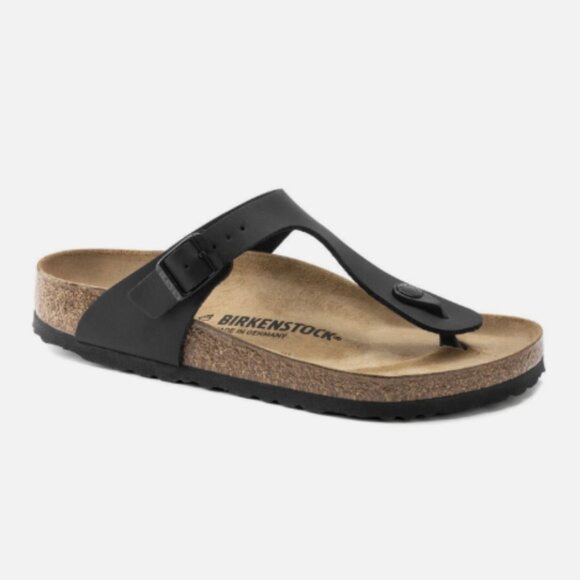 Birkenstock Gizeh Black BFLOR Women's Thong Sandals *NEW* "FAST SHIP" - Picture 4 of 5